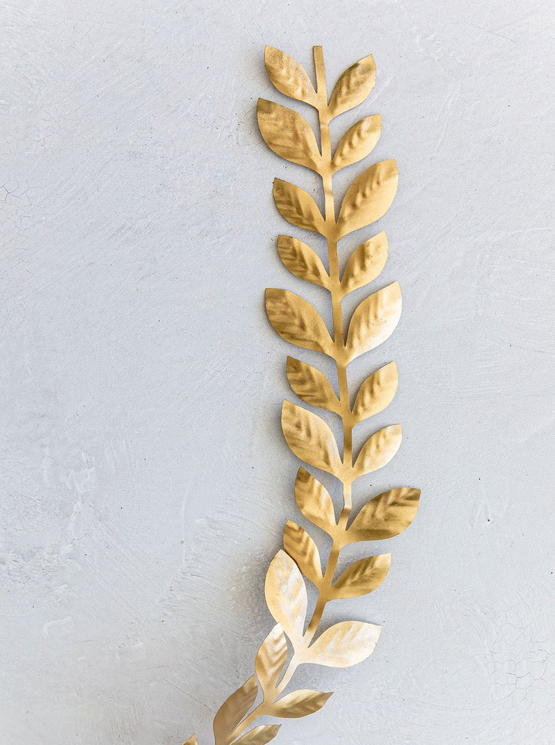 5.5' Brass Laurel Garland - HJHOL0199 - OS