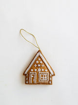 Beaded Gingerbread House Ornament