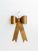 Brass Bow Ornament