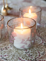 Etched Petal Votive