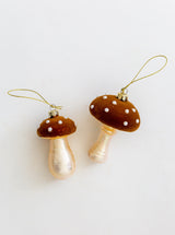 Beaded Mushroom Ornaments