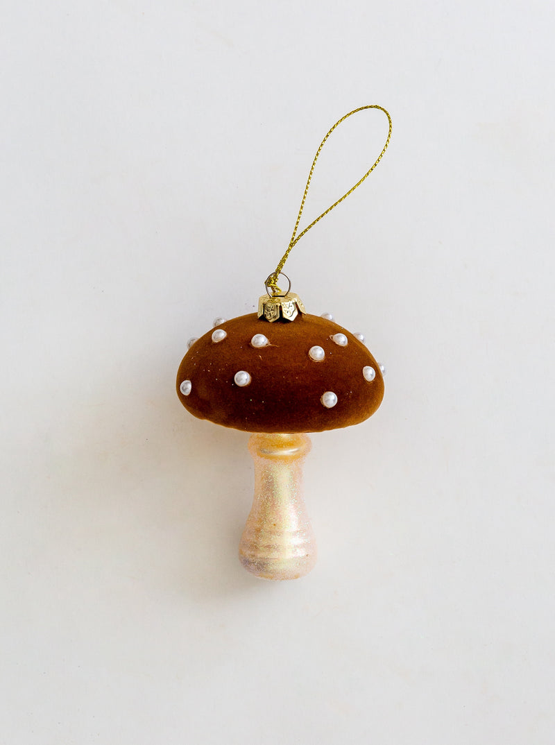 Beaded Mushroom Ornaments