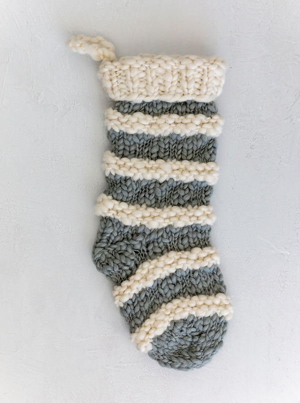 Stripe Knit Stocking