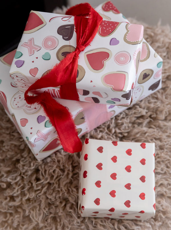 Valentine's Cookie Wrapping Paper