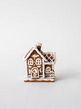 Lighted Gingerbread House Ornaments