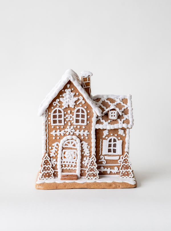 Lighted Gingerbread House No. 5