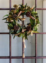 Faux Eucalyptus & Pinecone Wreath