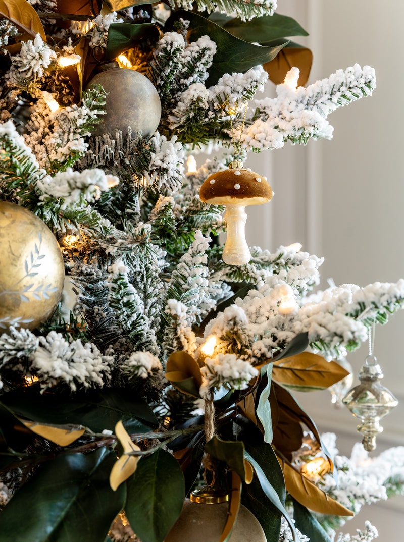 Beaded Mushroom Ornaments