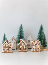 Lighted Gingerbread House Ornaments