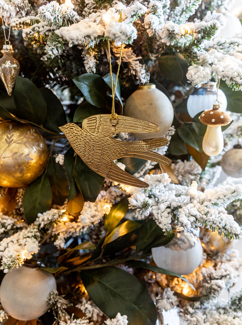 Golden Bird Ornament