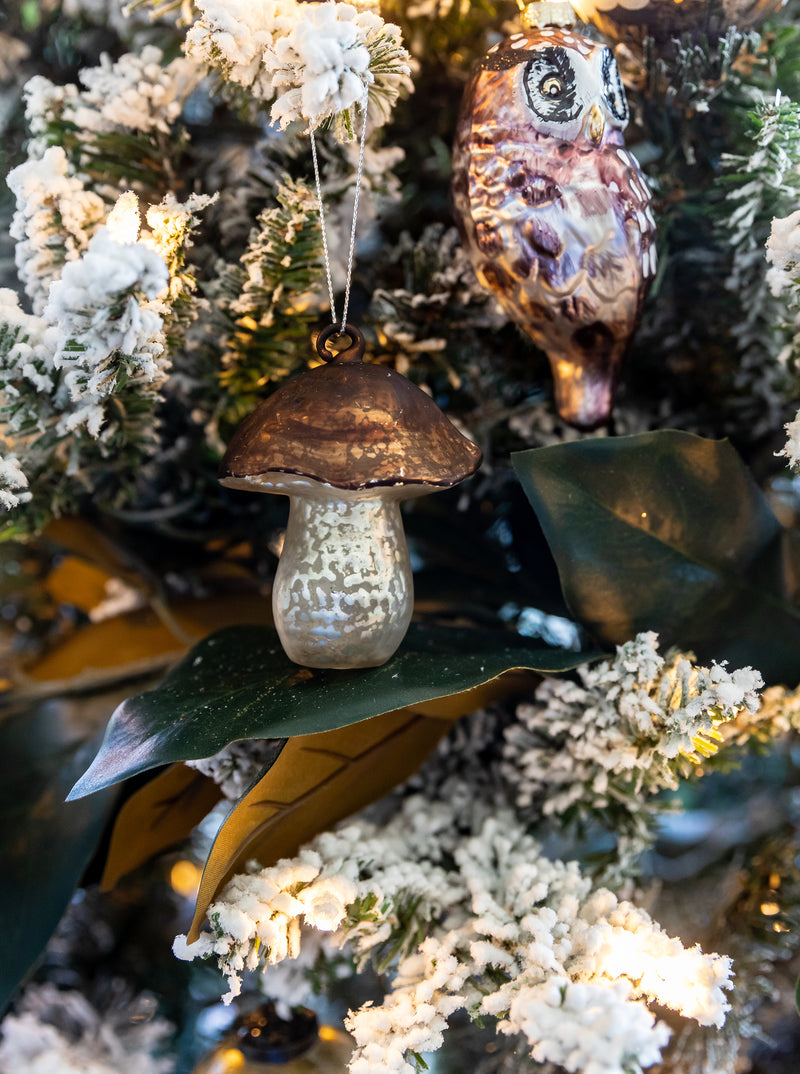 Glass Owl Ornament