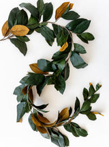 Faux 6' Magnolia Leaf Garland