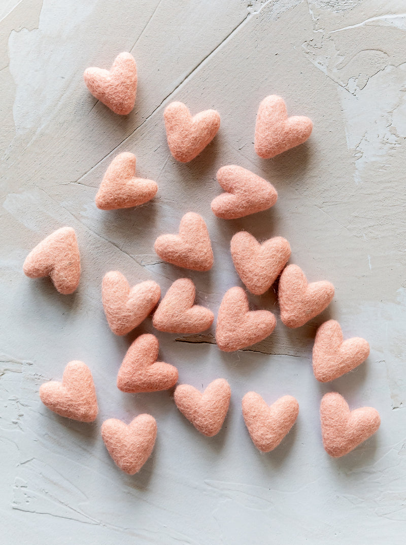 Tiny Felted Heart — Auspicious Laundry Store