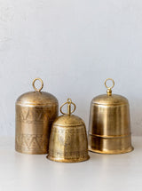 Antique Brass Bells | Set of 3 - HJHOL0210 - OS