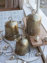 Antique Brass Bells | Set of 3 - HJHOL0210 - OS