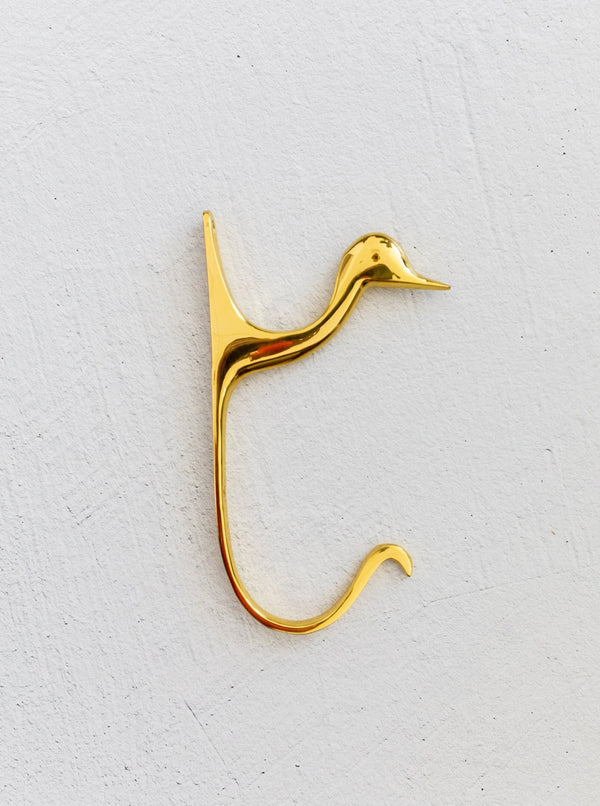 Brass Goose Hook - HJBTH0034 - OS