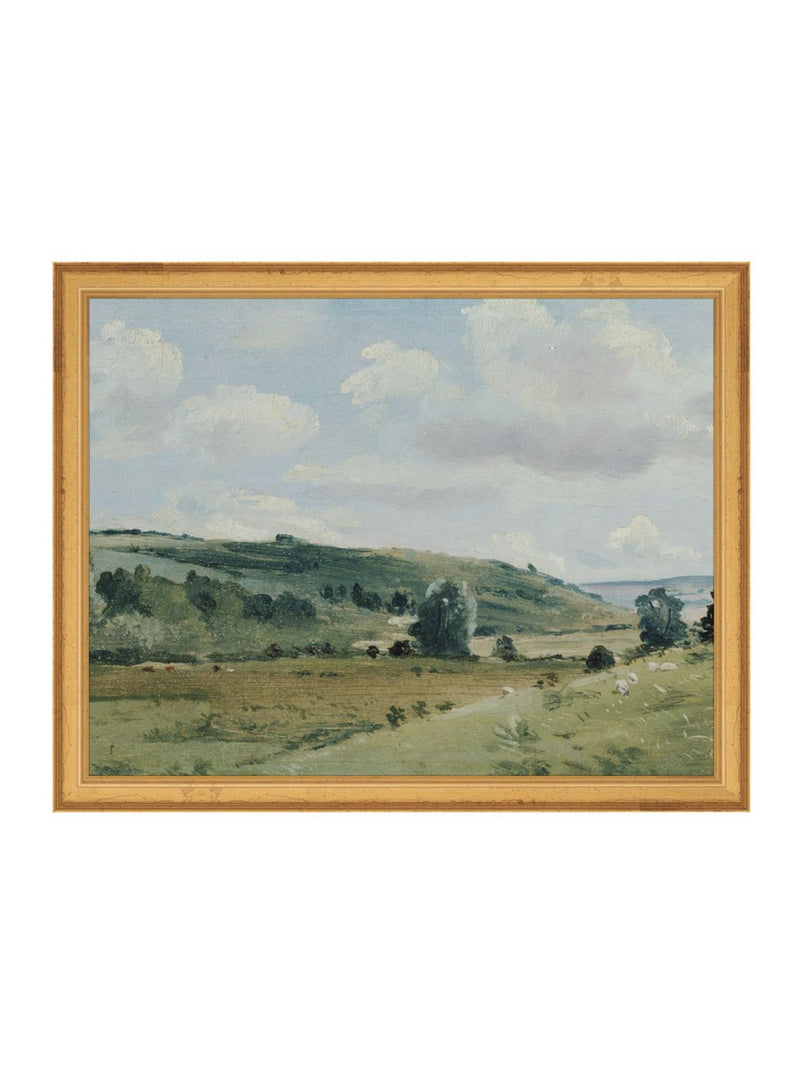 Bright Pastures - HJART0079 - GLD - 11x14