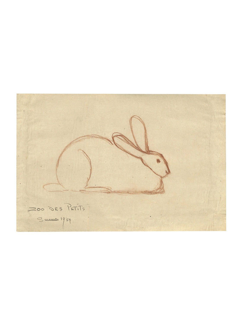 Bunny Sketch - HJART0032 - UF - 8x10