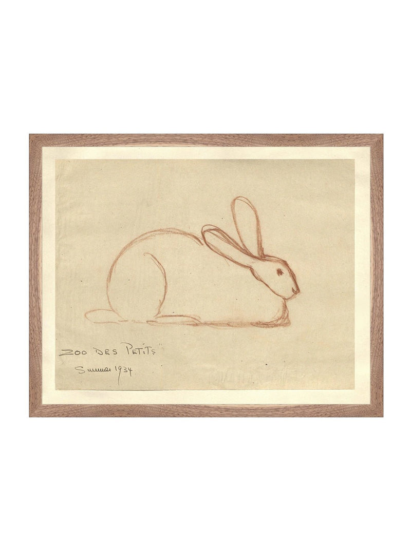 Bunny Sketch - HJART0032 - WNT - 16x20