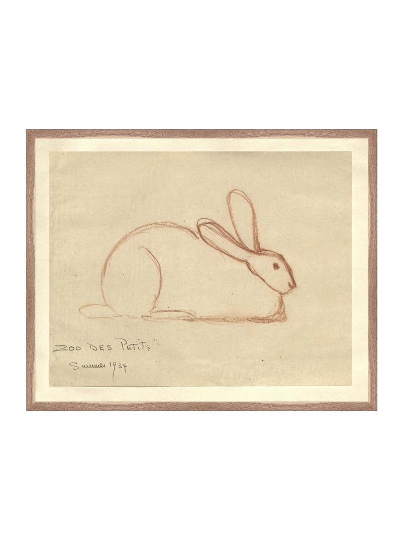 Bunny Sketch - HJART0032 - WNT - 24x30