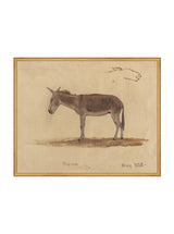 Burro Study - HJART0174 - GLD - 24x30