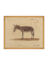 Burro Study - HJART0174 - GLD - 16x20