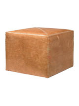 Carston Hide Ottoman - HJCHR0138 - NAT