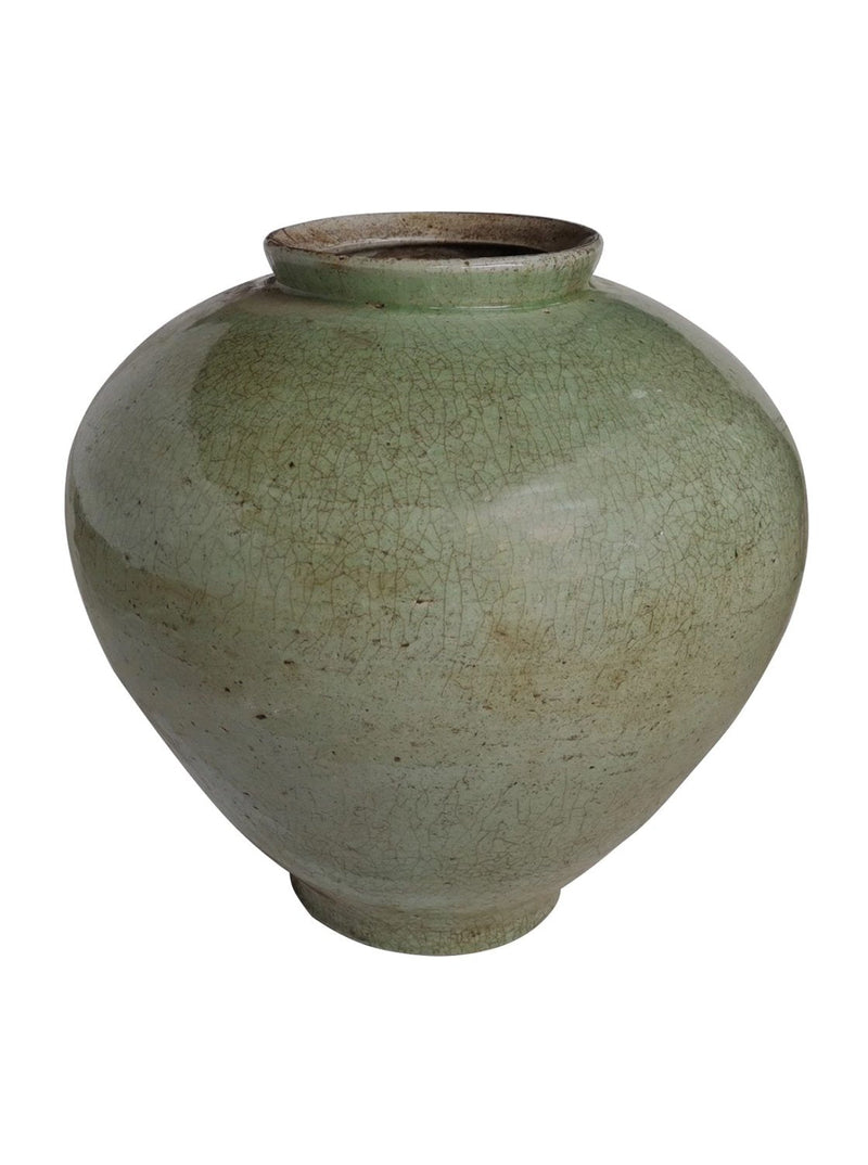 Celadon Crackle Jar - HJDCR0020 - OS