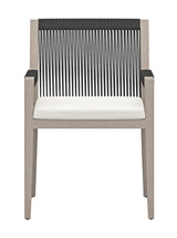 Christopher Outdoor Dining Arm Chair - HJCHR0359 - WHT