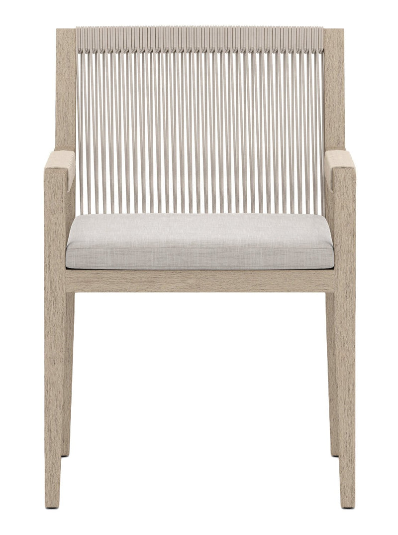 Christopher Outdoor Dining Arm Chair - HJCHR0360 - GY