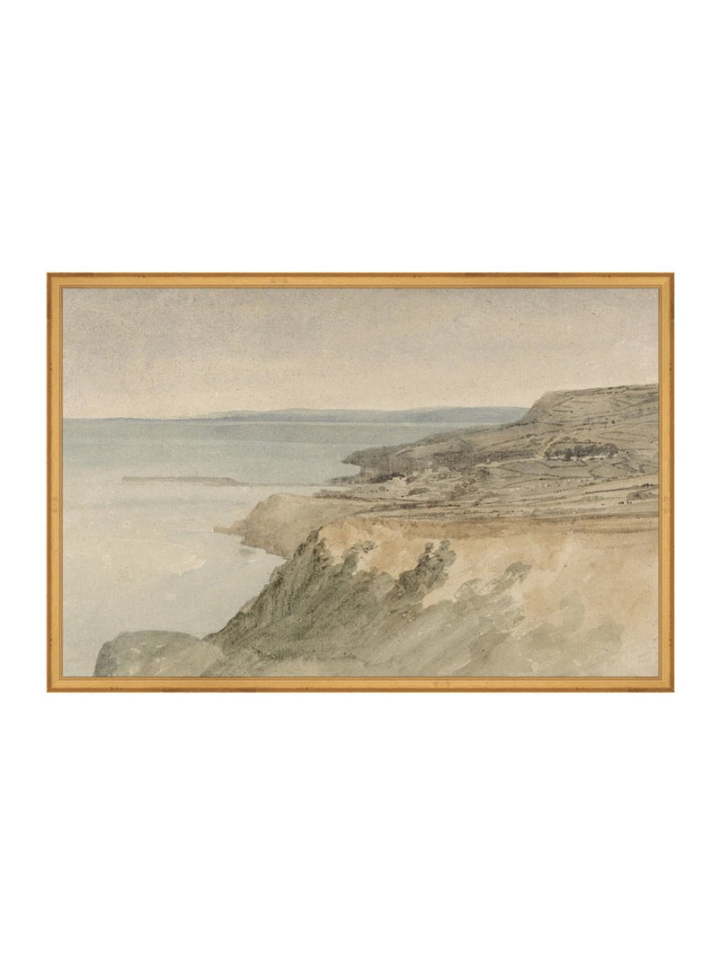 Coastal Cliffs - HJART0064 - GLD - 20x30