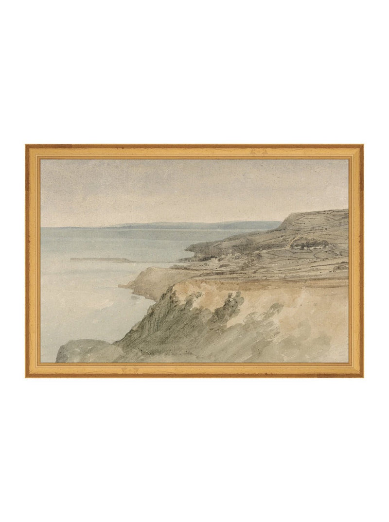 Coastal Cliffs - HJART0064 - GLD - 11x16