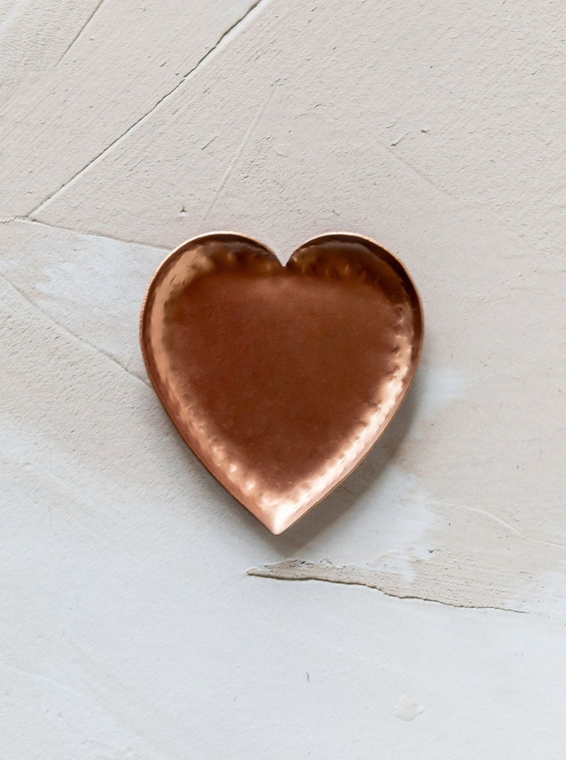 Copper Heart Dish - HJDCR0338 - OS