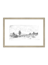 Countryside Sketch 1 - HJART0033 - SIL - 14x20