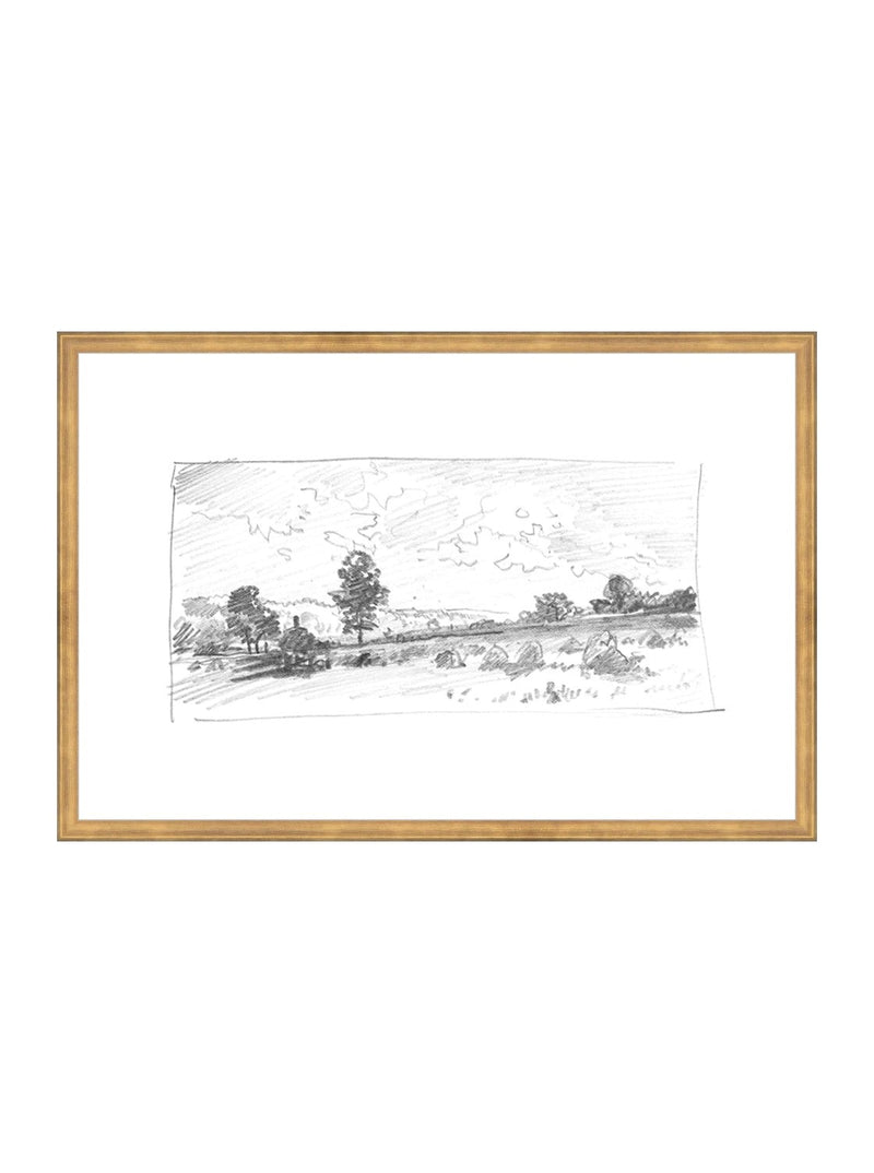 Countryside Sketch 1 - HJART0033 - GLD - 20x30