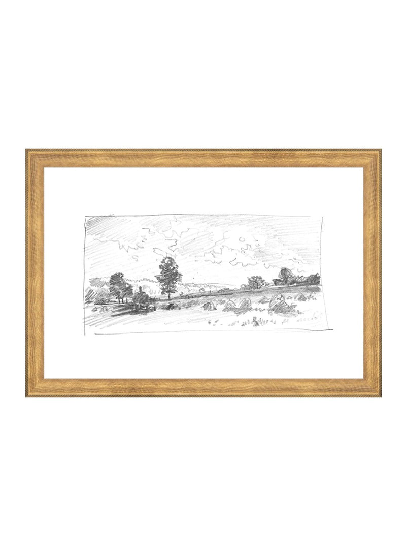 Countryside Sketch 1 - HJART0033 - GLD - 11x16