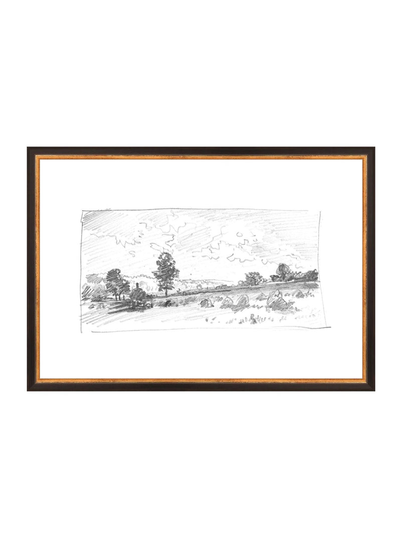 Countryside Sketch 1 - HJART0033 - BLK - 14x20