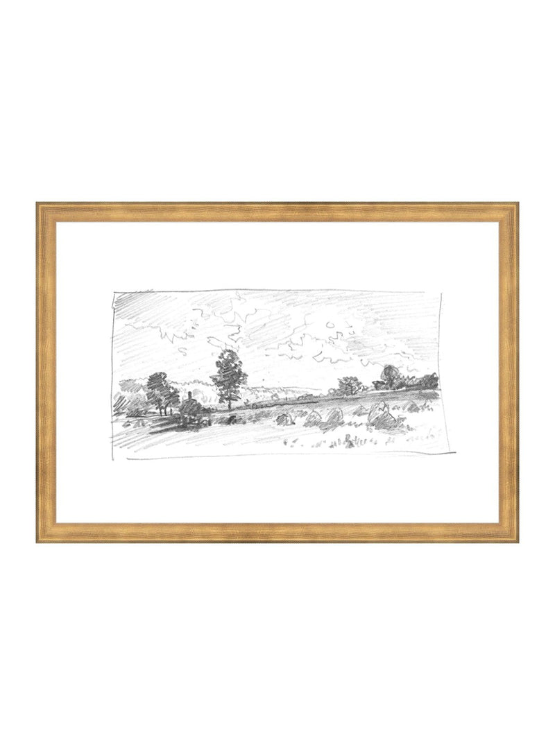 Countryside Sketch 1 - HJART0033 - GLD - 14x20