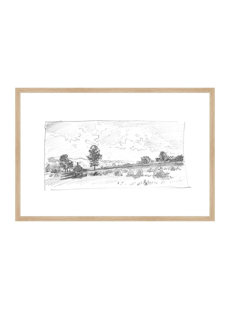 Countryside Sketch 1 - HJART0033 - OAK - 20x30