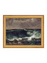 Crashing Waves - HJART0087 - GLD - 8x10