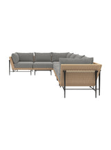 Dahl Outdoor 6 - Piece Sectional - HJCHR0536 - OS