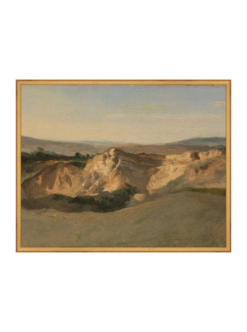 Desert at Dusk - HJART0089 - GLD - 24x30