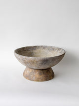 Distressed Concrete Compote - HJDCR0398 - OS