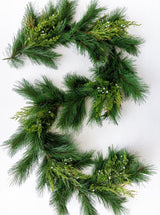 Faux 6' Mixed Pine & Juniper Garland - HJHOL0235 - BUN