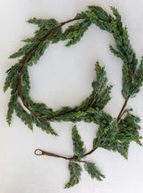 Faux 7' Cedar Garland - HJDCR0220 - BUN