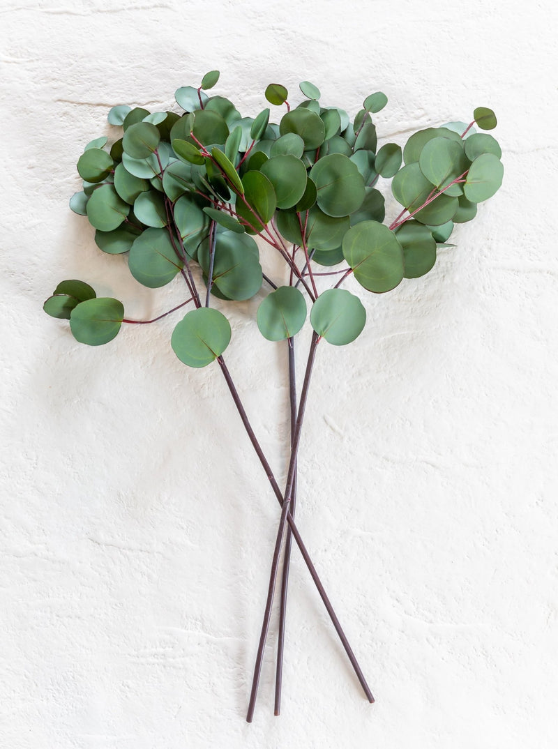 Faux Eucalyptus Leaf Stem - HJGRN0064 - OS - 3