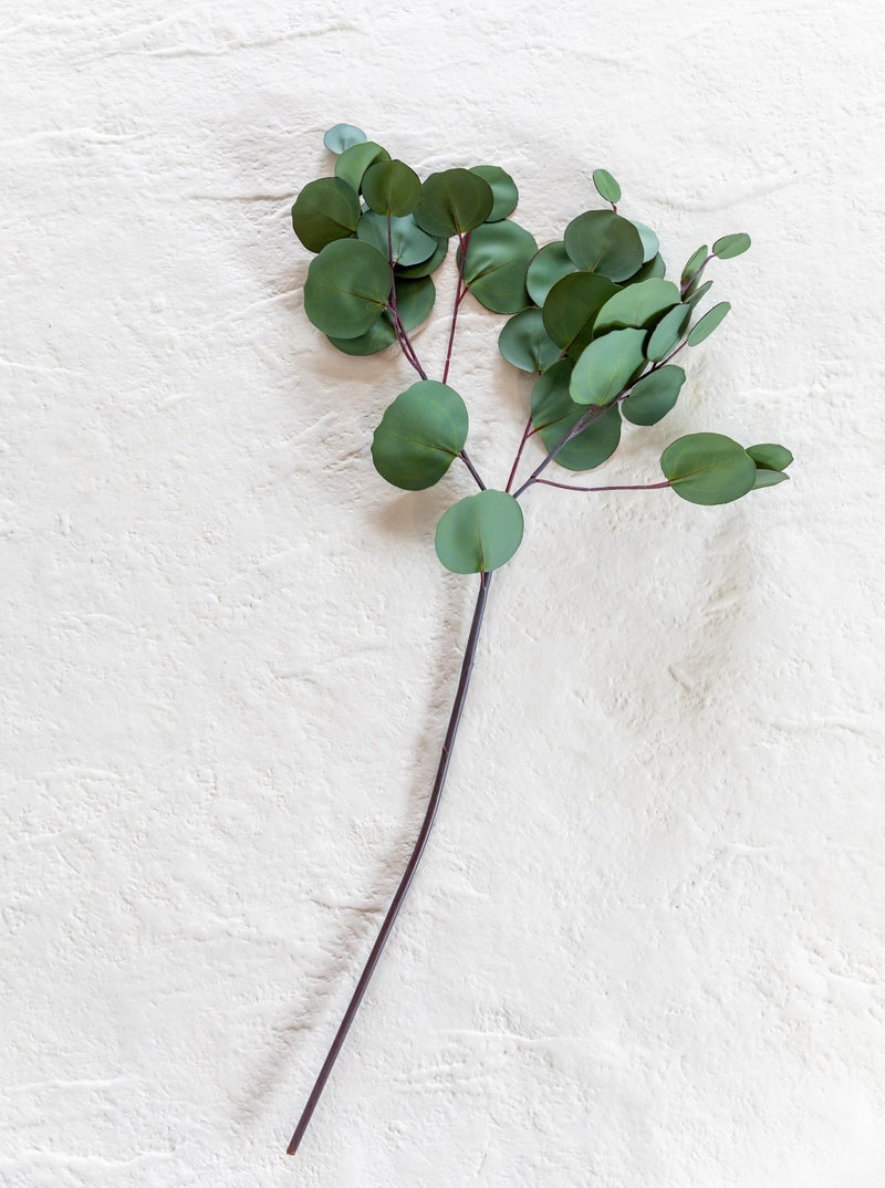 Faux Eucalyptus Leaf Stem - HJGRN0064 - OS