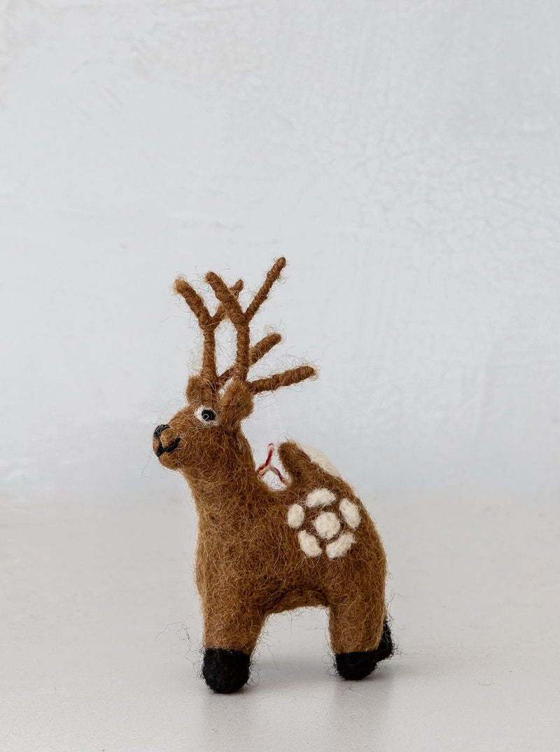 Felt Reindeer Ornament - HJHOL0095 - OS