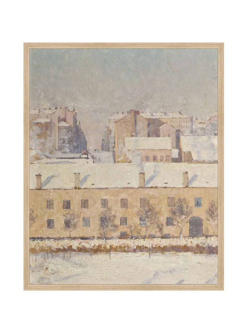 First Snowfall - HJART0246 - OAK - 24x30