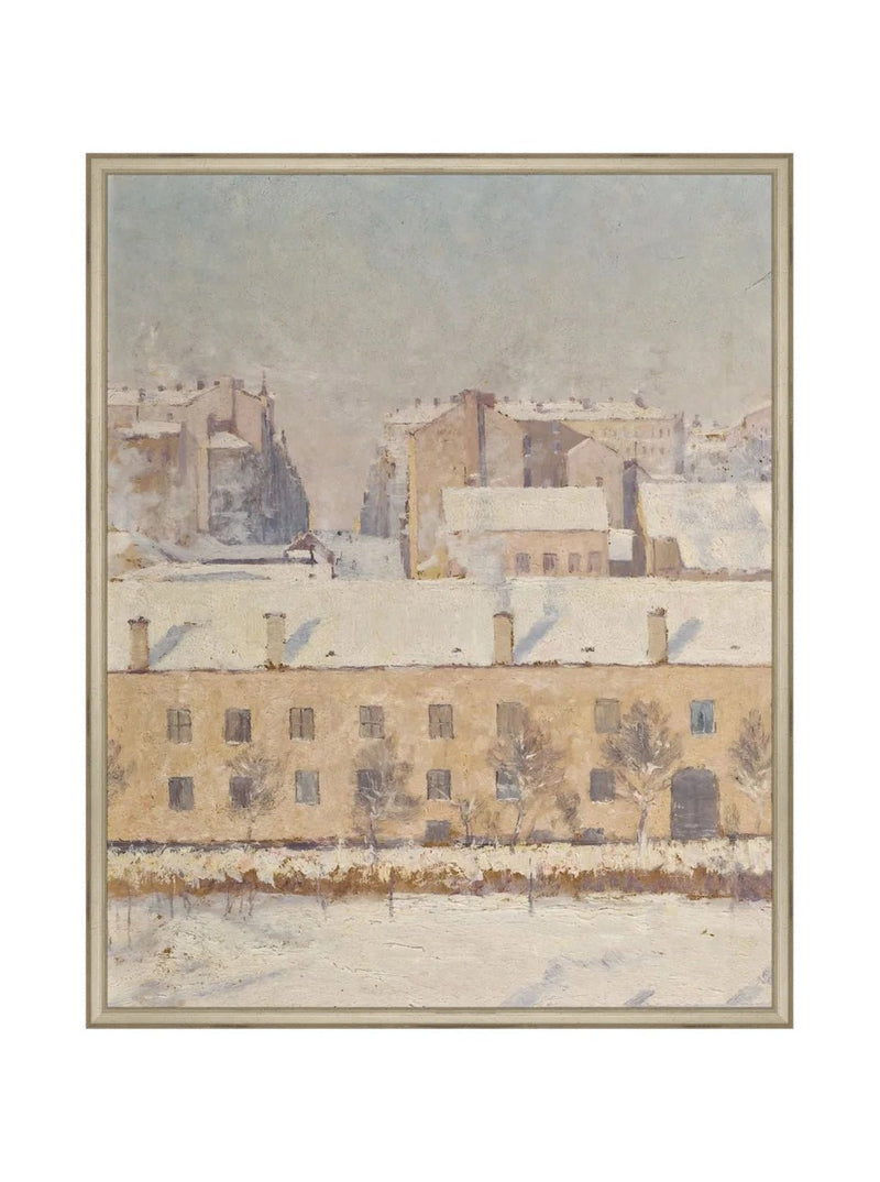 First Snowfall - HJART0246 - SIL - 24x30